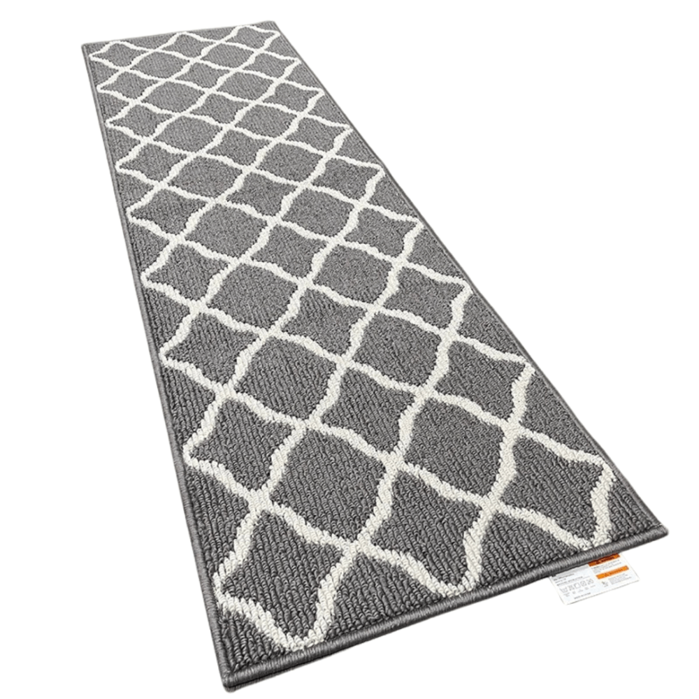 พรมเช็ดเท้า JKLOVEHOME DOORMAT SERIES 045 45X150 ซม. สีเทา_0